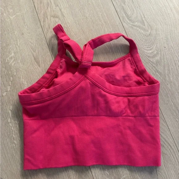 Alo airbrush pink shorts bra set - Picture 4 of 5